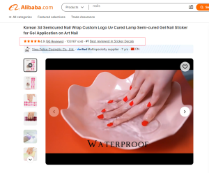 news nail sticker