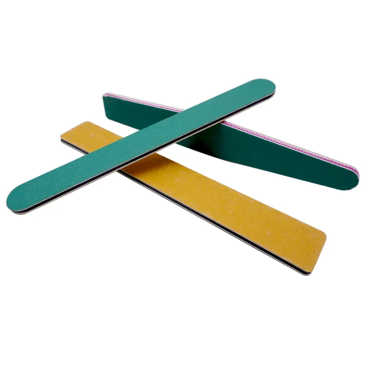 yellow green 2 color nail file B