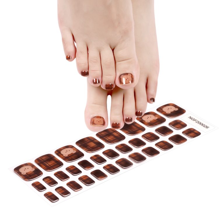toe nail sticker F