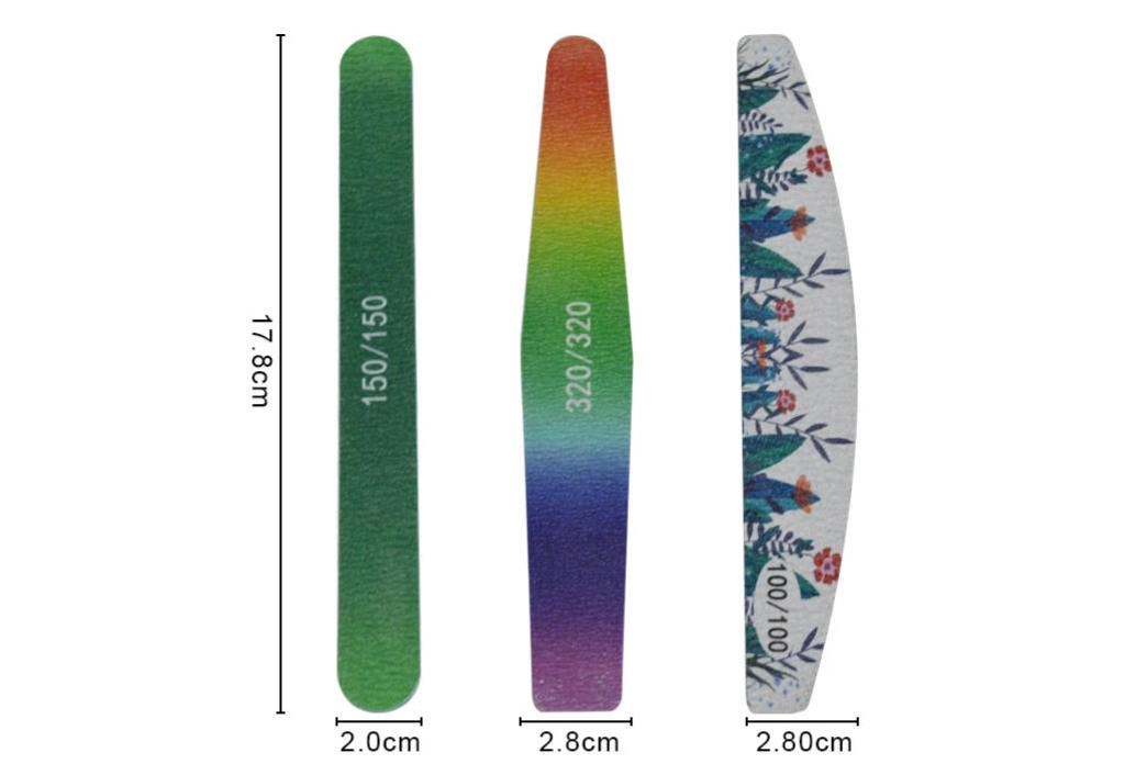 Sandpaper Nail File Grit Chart Explained (80–240+)
