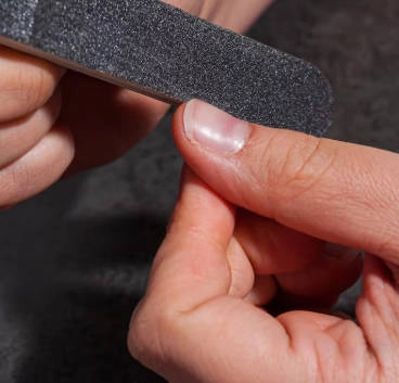 sandpaper nail file